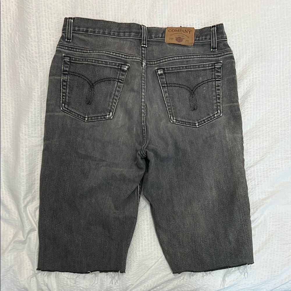 Casual Gray Denim Shorts